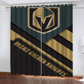 Vegas Golden Knights Hockey League Blackout Curtain for Living Room Bedroom Window Treatment